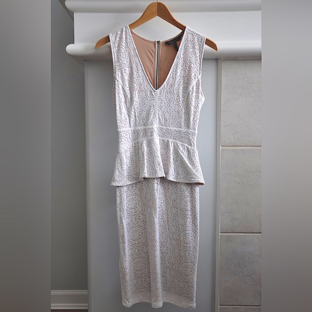 BCBGMaxAzria White Dress